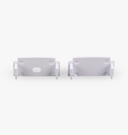 End Caps for Wide, Mud-In Channel