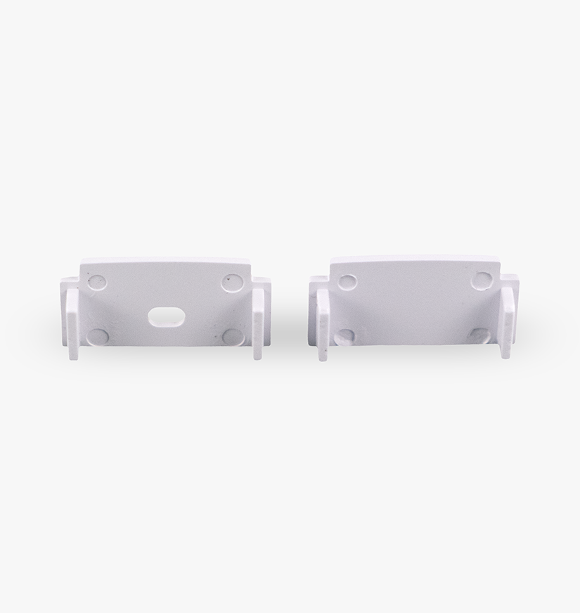 End Caps for Wide, Mud-In Channel