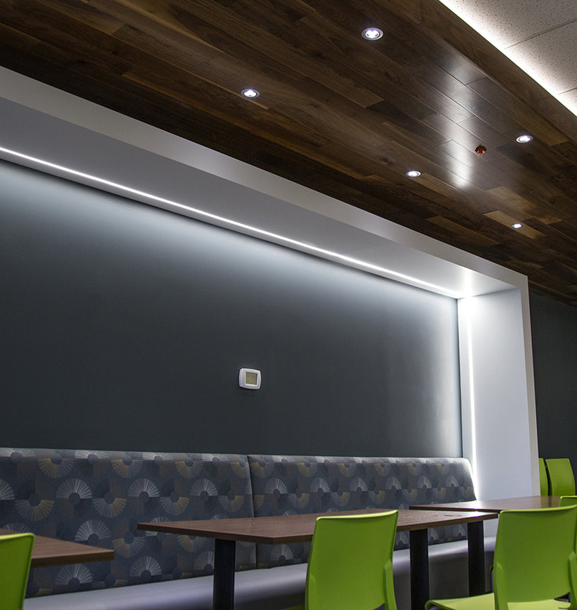 Recessed Aluminum Mounting Channel for Flexible Strip Lights