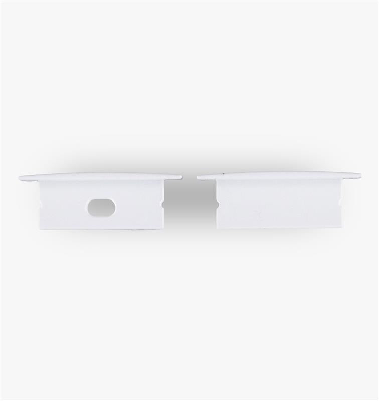 End Caps for Wide, Recessed Channel
