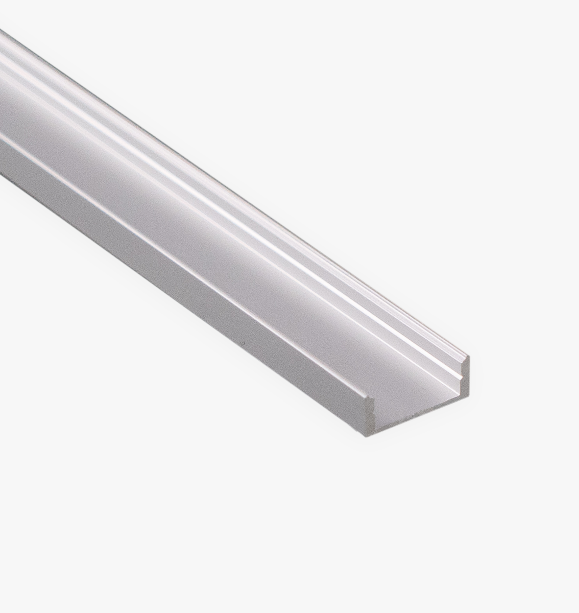Surface Mount LED Channel, Universal Wide - 10PK - Silver