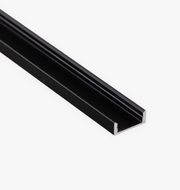 Surface Mount LED Channel, Universal Wide - 1 - Black