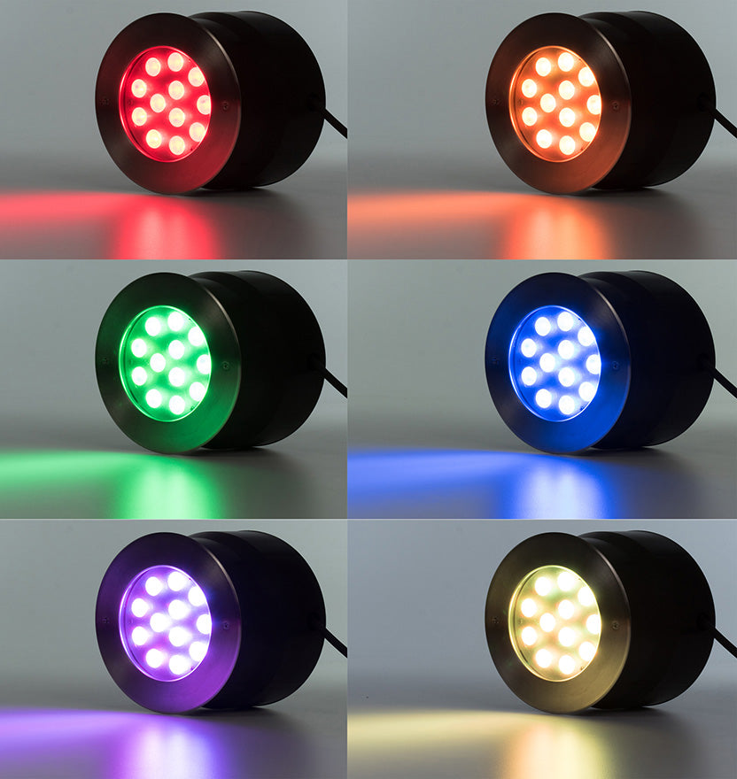 7.25" Pool/Spa/Pond Ultra Bright Underwater Light (12 LED - 36W) - 24VDC