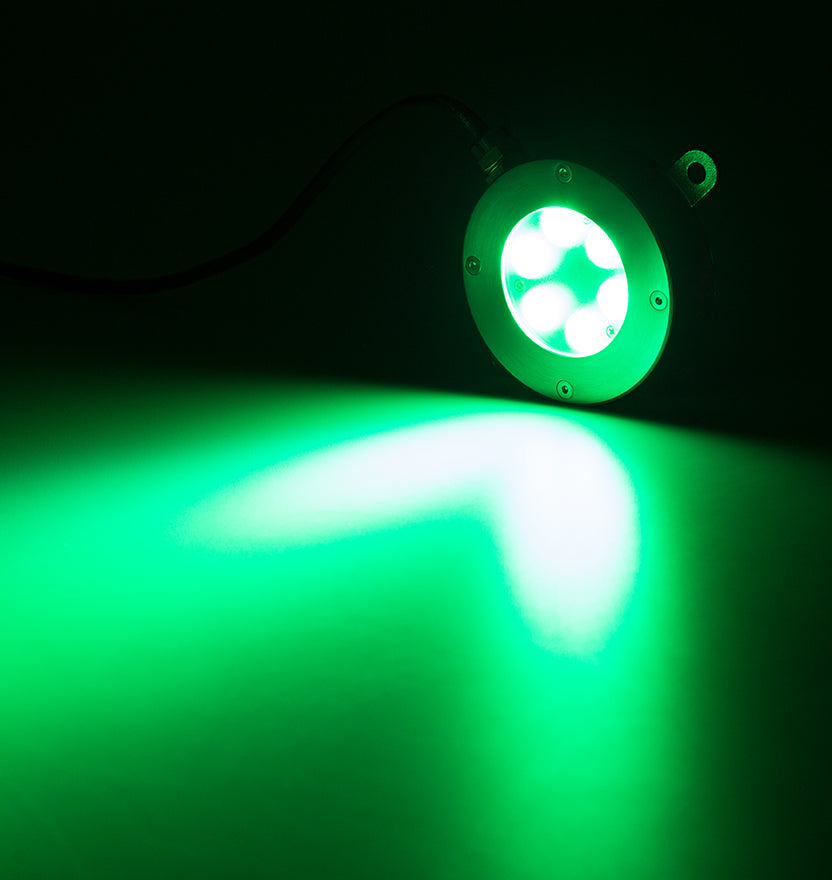 RGBW Surface Mount Ultra Bright Underwater Light (24W) - 24VDC