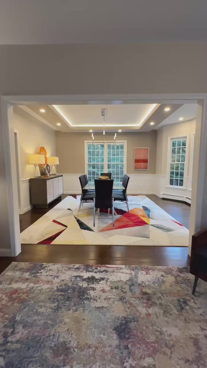 Load video: Short video showing aesthetic led lighting illuminating the lobby of a modern spa lobby