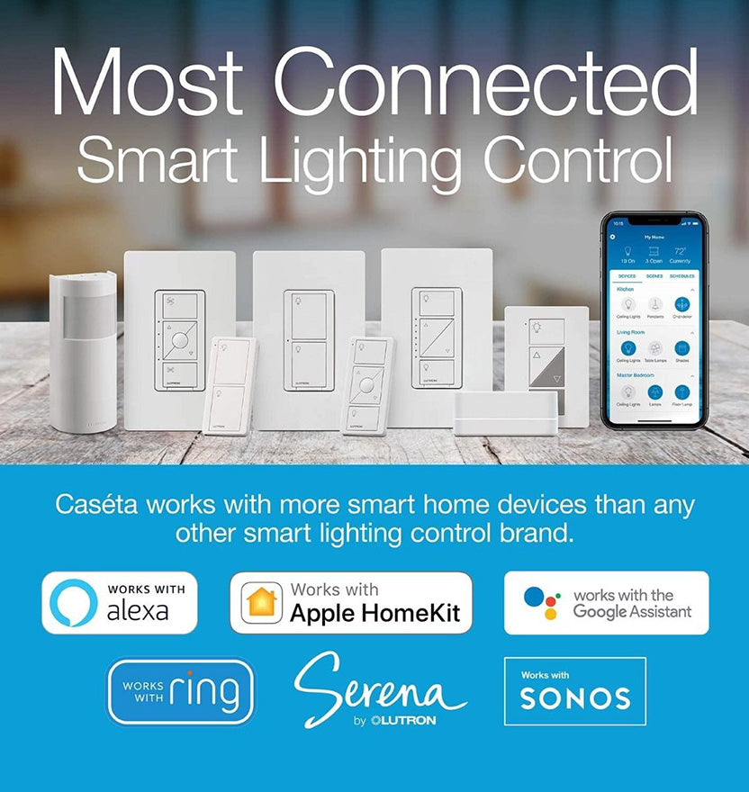 Lutron Caseta Wireless Smart Bridge - Works with Alexa, Apple HomeKit, and the Google Assistant